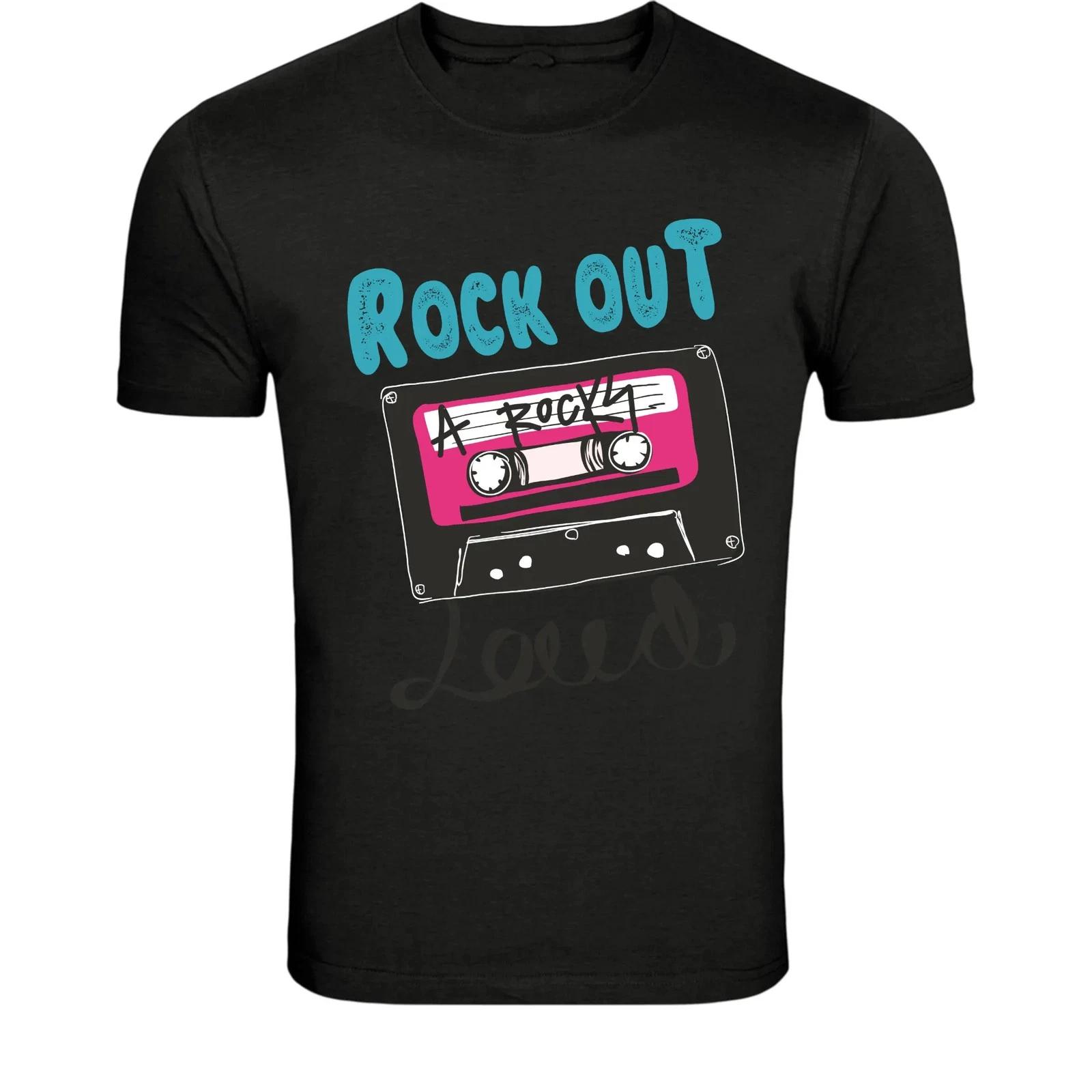 Rock Out Retro Cassette Tape T-Shirt - Vintage Music Lover Graphic XXXL