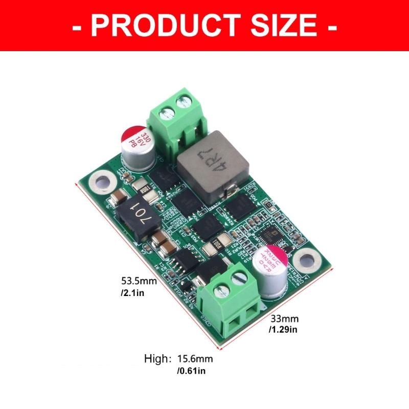 12V 8A Stepping Up Down Power Supply Module Wide 9V 36V Input Ranges Compact Design High Current Output For Industrial LED Lighting System