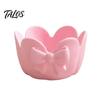 Floral Ring Dish 3D Printed Jewelry Tray, Flower Bow Storage Bowl for Rings Earrings Elegant Petal Shaped Necklaces, Decorative Desktop Organizer