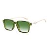 Square pearl sunglasses, new European and American fashion trend sunglasses, advanced sense and thin sunglasses, women