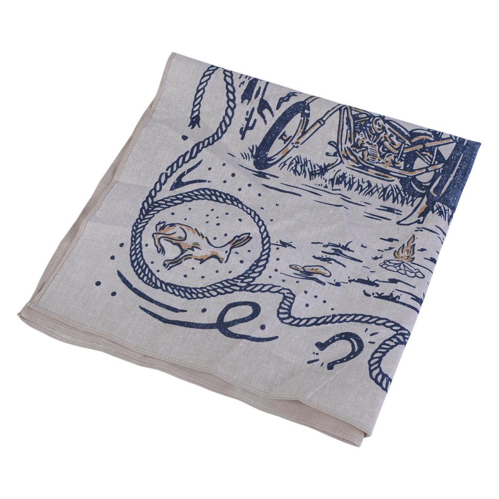 Ethnic Style Adult Bandana American Style Cowboy Kerchief Elastic Bandana Camping Travel Taking Photo Hair Kerchief