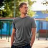 Men's Summer Sports Outdoor Jogging Top - American Style, Solid Multi-color, Versatile Fashion