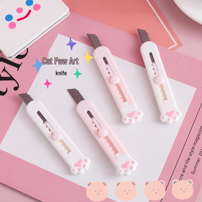 Compact Cartoon Utility Knife - Mini Unboxing & Letter Opener for Students and Office Use