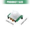 5 Pieces HC SR501 PIR Motion Sensor Modules with Adjustable Sensitivity Infrared Sensor Modules for DIY Electronics