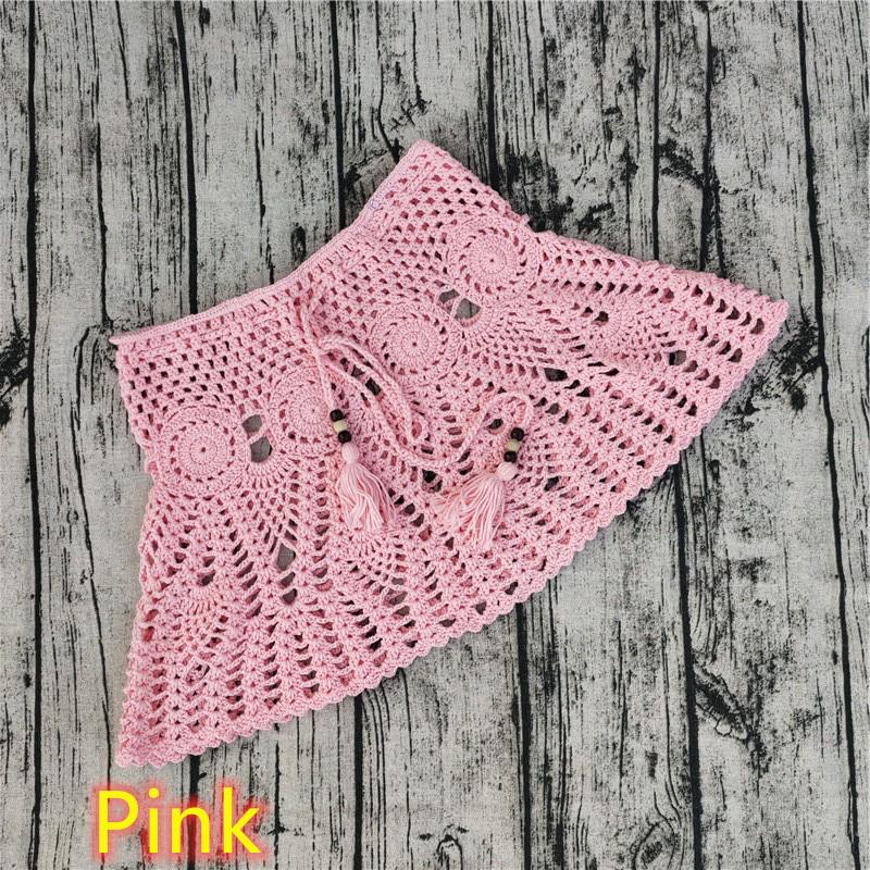 8-Color Handmade Crochet Beach Dress Bikini Cover-Up