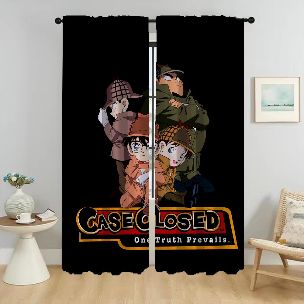 Conanes Home Interior Curtains for Camera Living Room Curtain Partition Halloween Decoration Tulle for Bedroom Curtains 2 Pieces