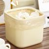 Garbage Can Plastic Desktop Trash Bin Large Capacity Wear-Resistant Trash Can for Office Bathroom Kitchen