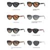 New Over Size Korean Round Sunglasses for Men and Women Fashion Trendy UV Resistant Outdoor Sunscreen Sunshade Glasses