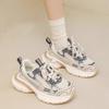 Dad Shoes Women 2025 New Spring Little White Shoes Platform Heightening Shoes Children Ins Trendy Versatile Niche Casual Shoes