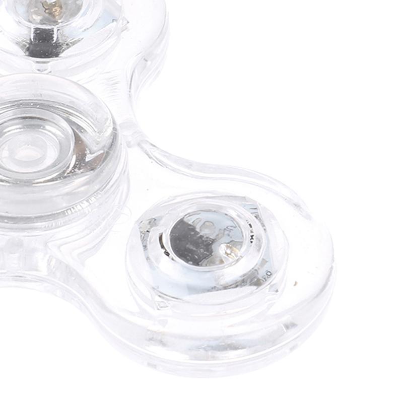 Luminous Led Light Spinner Hand Top Spinners Glow In Dark Light Edc Figet Spiner