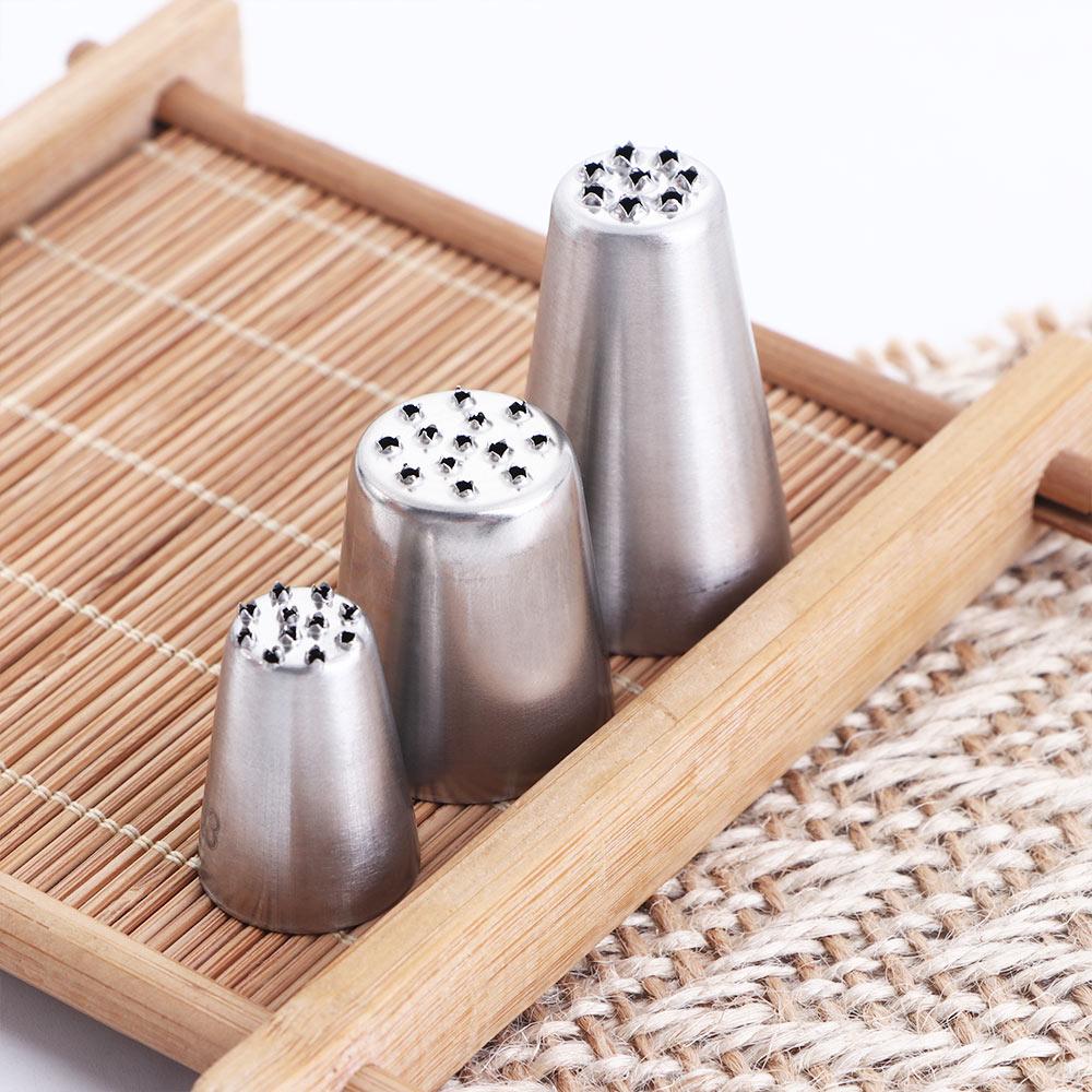 3Pcs Cupcake Fondant Baking Cream Icing Piping Cake Decorating Cake Nozzle Baking Tool