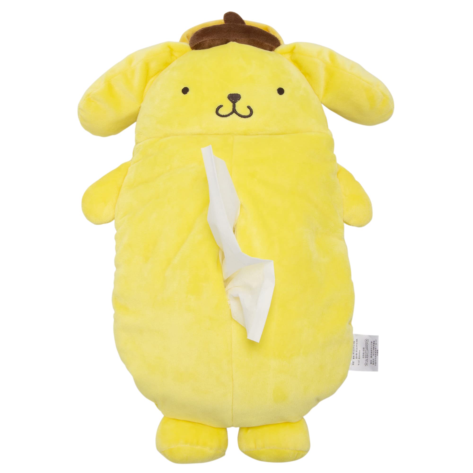 

MORIPiLO Sanrio Tissue Case Hanging Pom Purin Wall Mounted Tissue Box 40cm Soft to the touch Cute Car Goods Stuffed Toy Paper Holder Yellow SANRIO