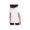 Nike Sportswear Letter Print Cartoon Anime Pattern Round Neck Sports Short Sleeve T-Shirt Kids Tops White DX1706-100