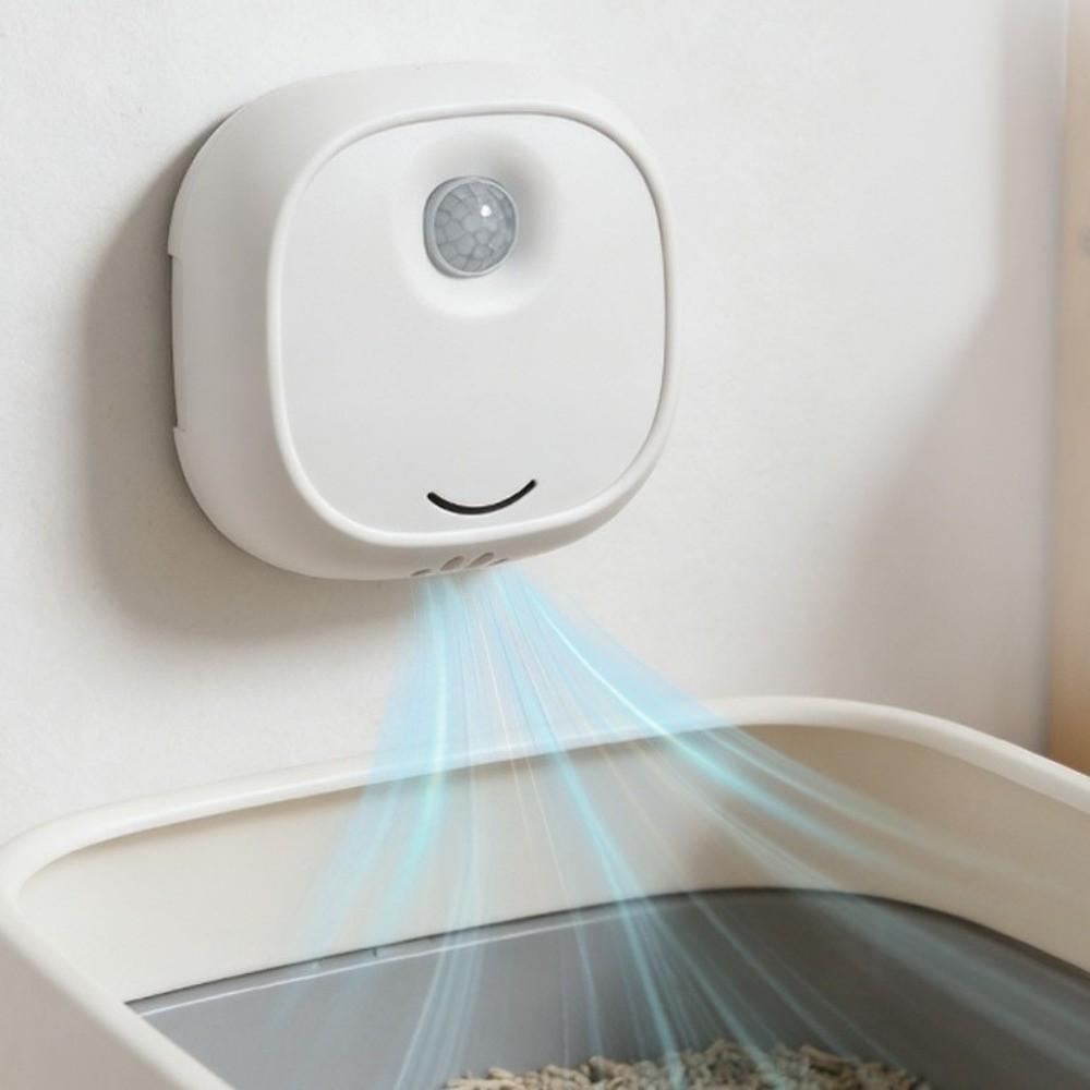 Practical Silent Pet Odor Purifier Automatic Sensor To Remove Odors Pet Air Purifier Rechargeable Pet Odor Eliminator Pet Toilet