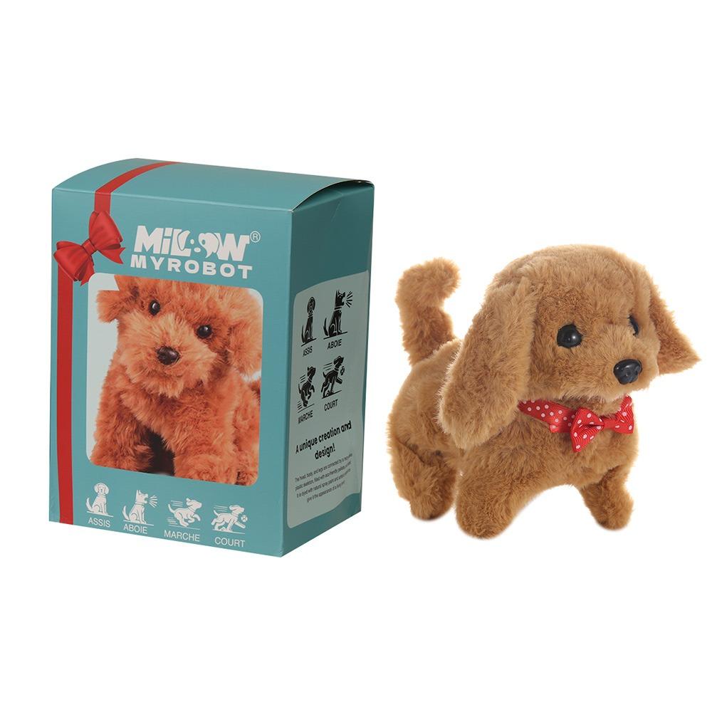 Walking Simulated Puppy Plush Walking Dog Toy Fashion Puppy Plush Toy  Chilren
