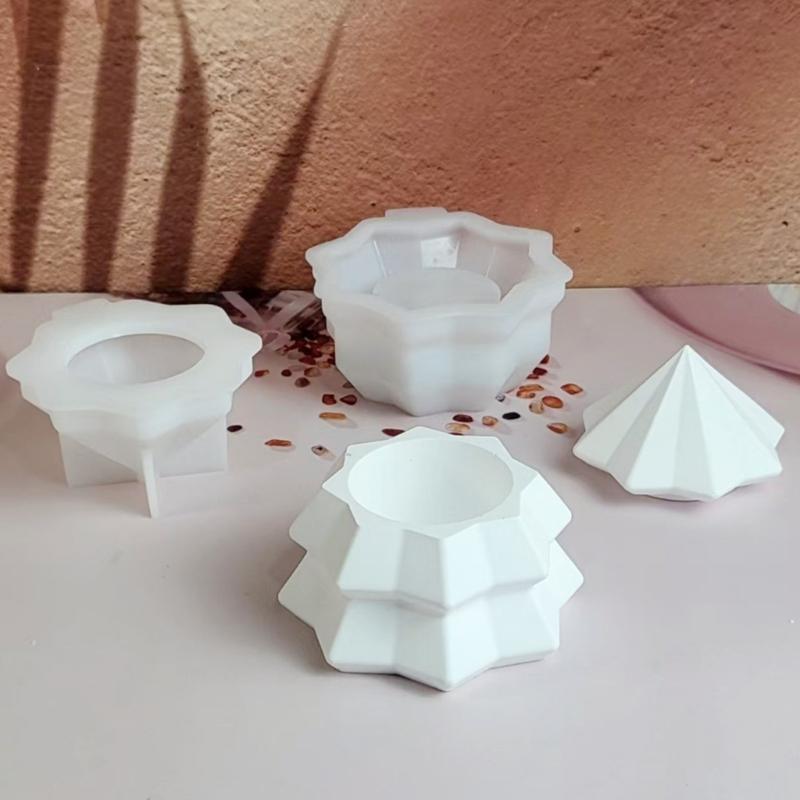 Weihnachtsbaum Kerzenbecher Silikonform mit Deckel Harzgefäßform zur Herstellung von Kerzen Seife Schokolade Weihnachtsdekoration