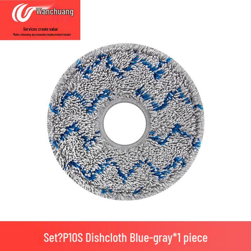 Roborock P10S/Q REVO MAXV Staubsaugerzubehör: Staubbeutel, Walzenbürste, Seitenbürste, Mopp, Filter.