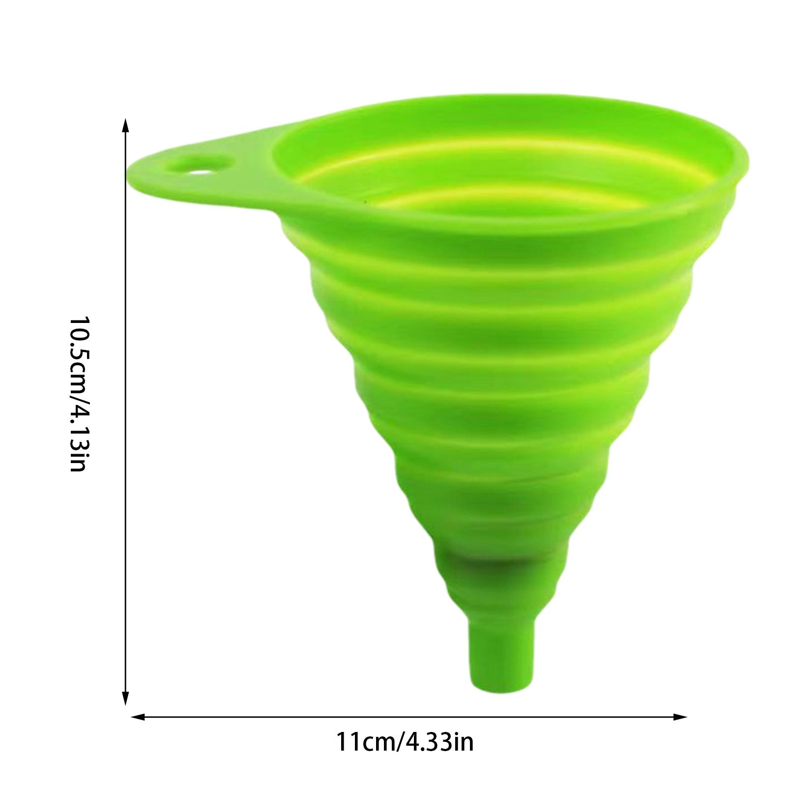

Kitchen Funnel Foldable Funnel Silicone Funnels Portable Funnels For Fuel Beer Oil Filling Bottles Pot Funnel Kitchen Tools