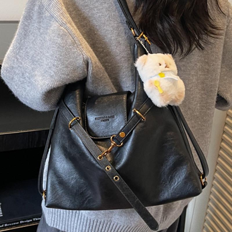 Niche Retro Large-capacity Bag Women's Autumn New Shoulder Bag Bag High-value Student Commuter Bag