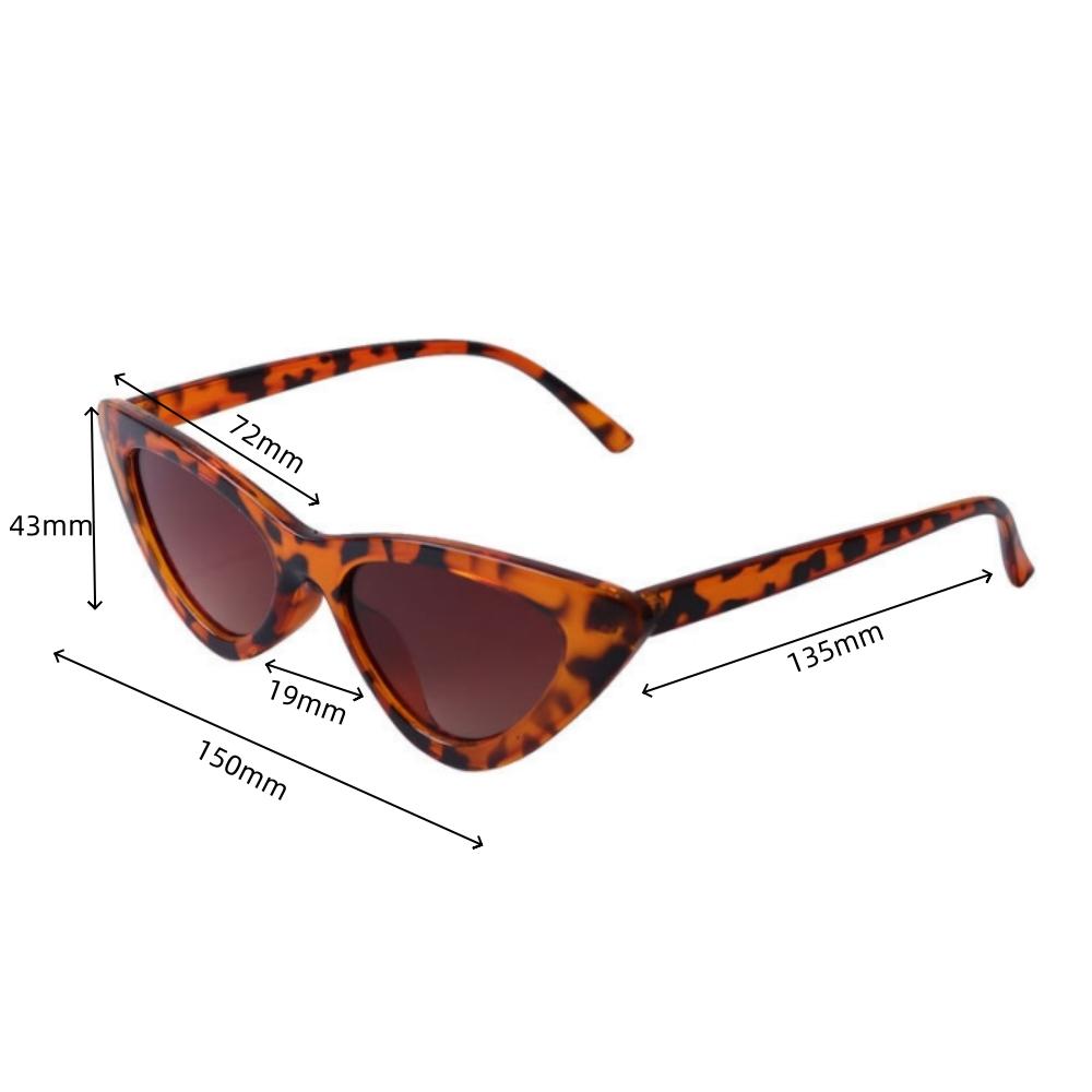 Occhiali da Sole Vintage Cat Eye da Donna Montatura Stretta Retro Lenti Protezione UV400 Classici alla Moda Occhiali da Sole Occhiali alla Moda