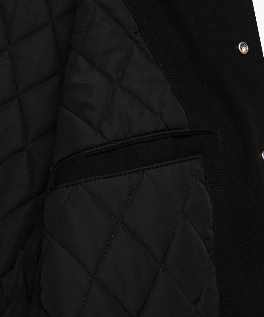 Lmc Washed Varsity Jacket Black