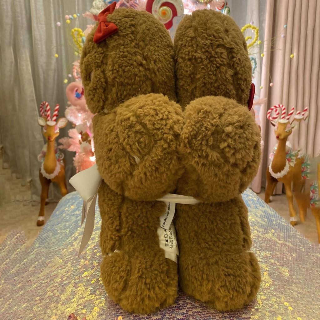 Cute Christmas Gingerbread Man Pillow Plush Toys Soft Stuffed Animal Doll Christmas Gifts For Children Kids Xmas Home Decoration