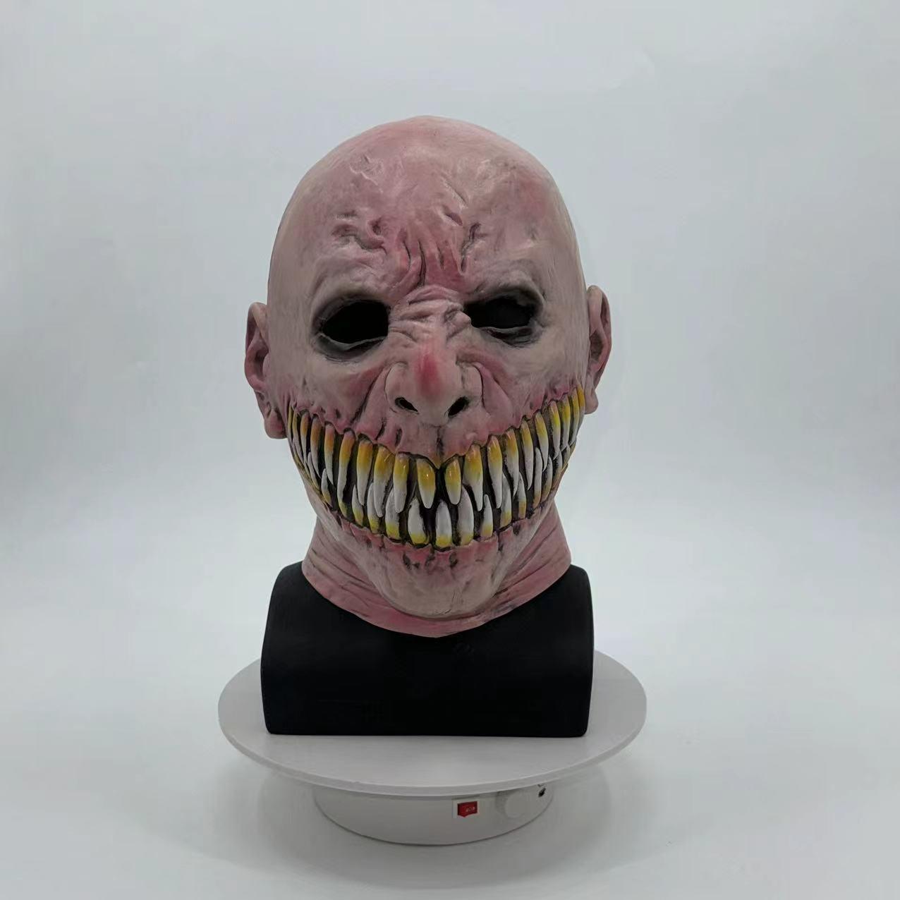Vasago Latex Demon Mask - Halloween Cosplay & Performance