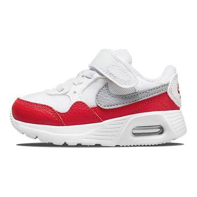 Air Max SC TD Branco Vermelho Universitário Tênis de Bebê Preto Cinza Lobo CZ5361-108