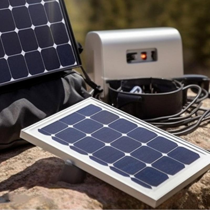 Dense Photovoltaic Panel Regulator Box With USB Port Permanent ABS Building For Camping Power Supply Stability