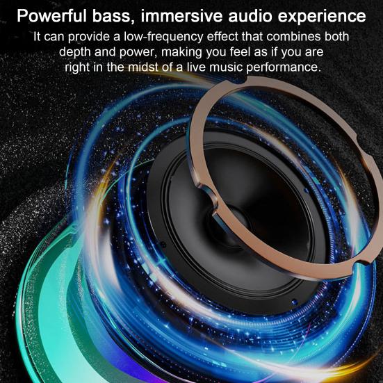 IP67 Waterproof Shower Speaker with RGB Light Rechargeable Detachable Suction Cup Stereo Sound Bathroom Bluetooth-compatible Wireless Speaker