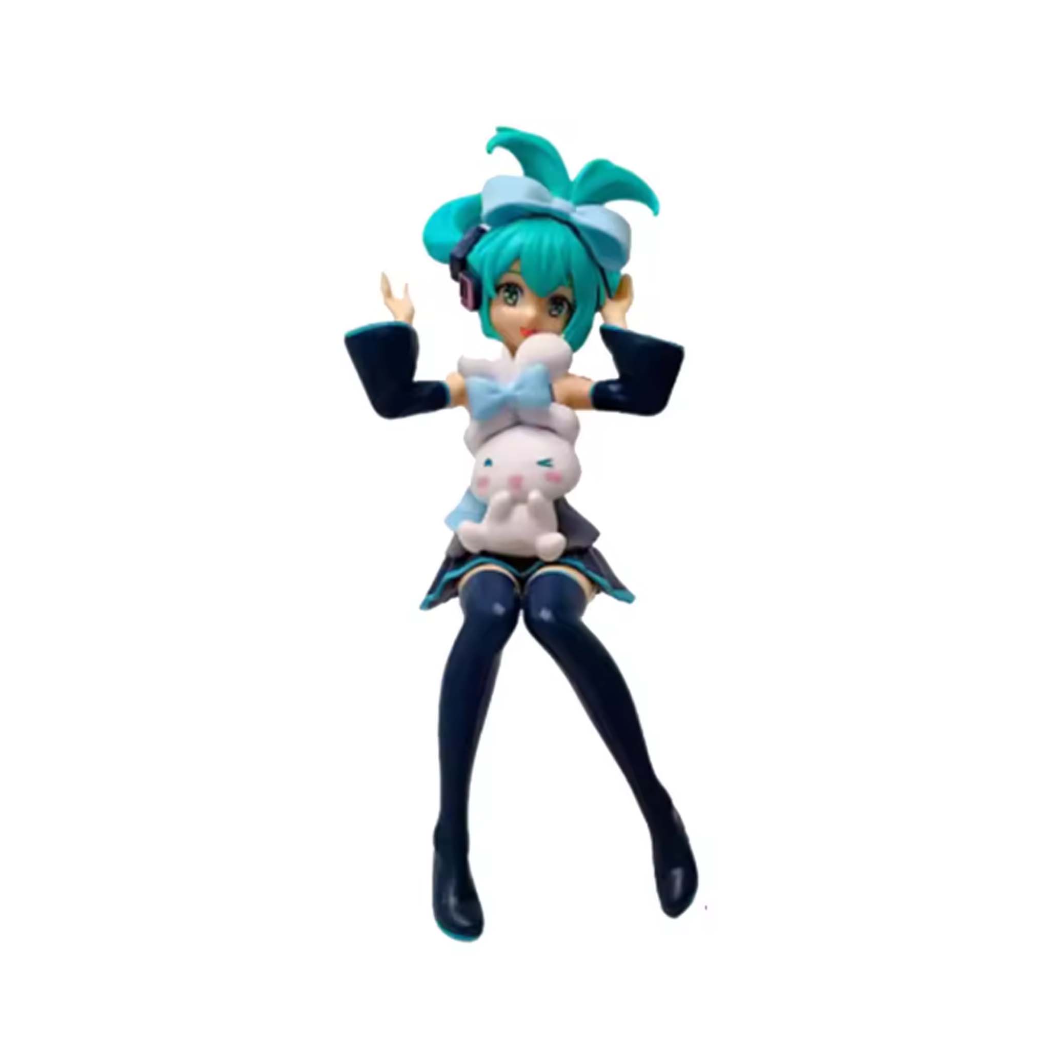 Anime Hatsune Miku Luminasta Hatsune Miku x Big Eared Dog Figure Action Figure Gift PVC Collection Model Doll Gifts