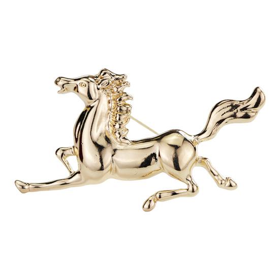 Retro brož kůň Cvalající kůň Klopový odznak Dekorativní brož s koněm Odznak Oblečení Doplněk