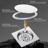 Stainless Steel Press-Type Floor Drain Pop Up Bounce Drain Filter Shower Foot Floor Drain