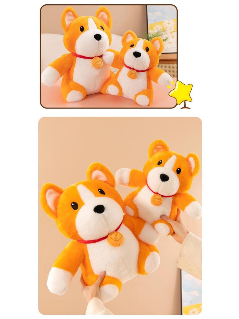 Adorable Corgi Plush Doll Pillow - Cute Gift for Kids' Birthdays