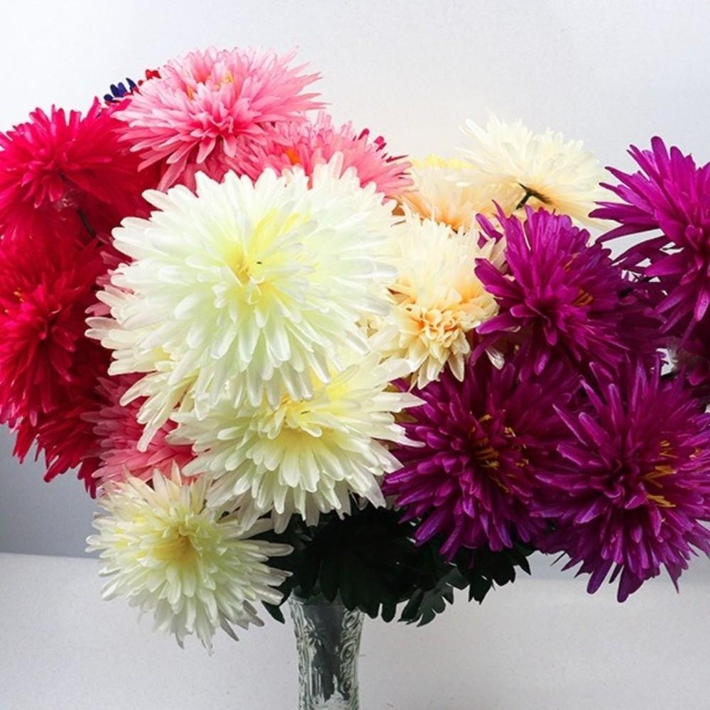 DIY Flower Chrysanthemum Bouquet 7Head Fake Flowers Fashion Artificial Flower Home Decoration