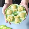 Small Dessert Molds Silicone Bear Cake Mold, Steamer Safe Food Baking Pan for Kids, DIY Making Tools Non Stick Reusable Heatproof Muffin Pudding Jelly
