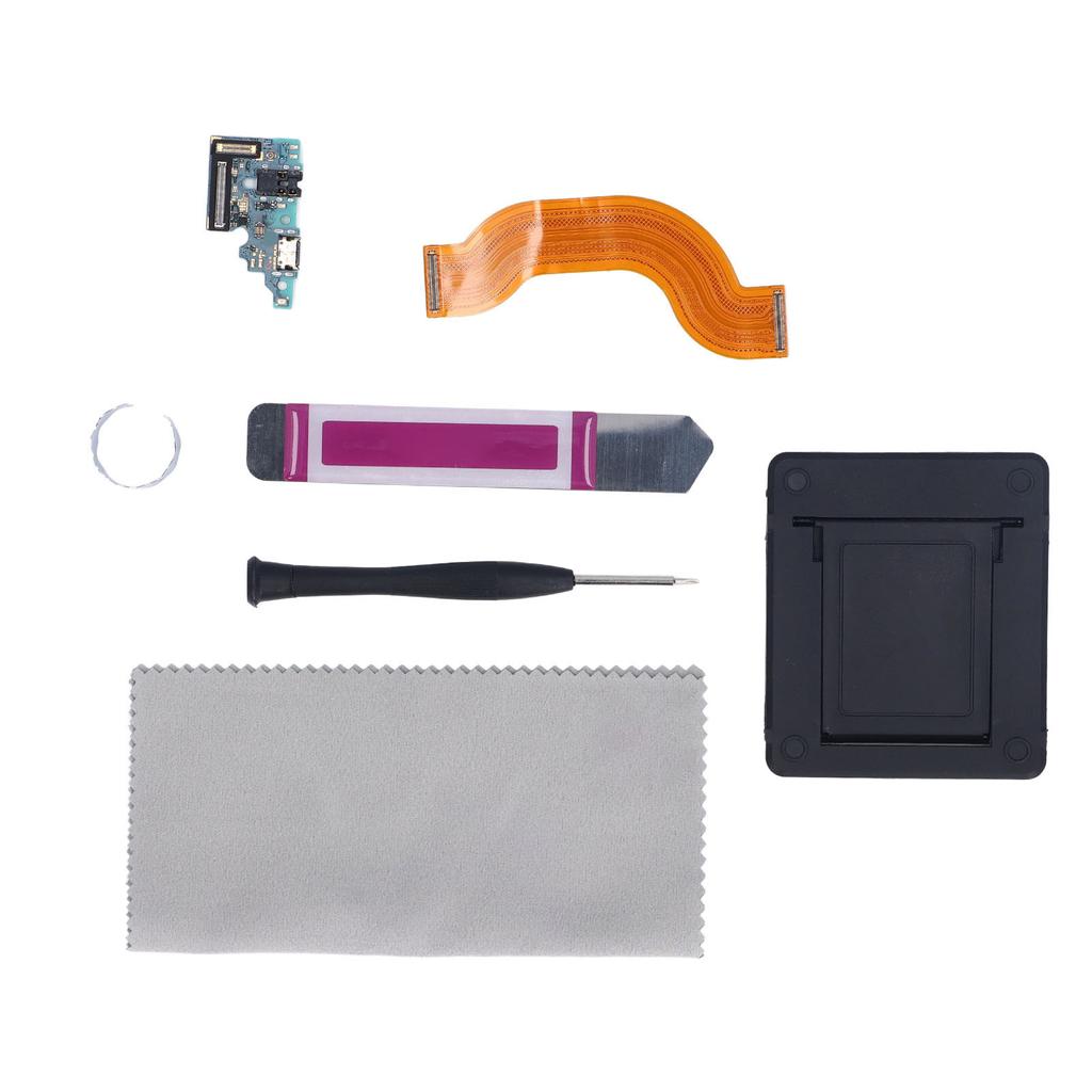 USB C Charging Port Flex Cable with Repair Tools Dock Connector Flex Cable Replacement for Galaxy A51 A515F