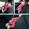 Cute Monkey Car Tissue Box Holder Plush Material Long-lasting Car And Home Use