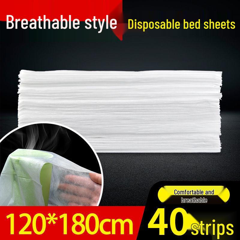 Breathable Disposable Massage Bed Sheets: Waterproof, Oil-Proof, Thickened, Non-Woven with Face Hole