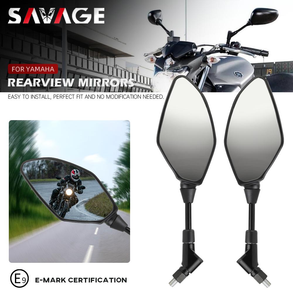 

Зеркала заднего вида E9 для YAMAHA XJ6 FZ6 N/S FZ8 FZ1N XSR 700 900 XJR1300 XJR1200 XJR 1300, аксессуары для мотоциклов, вид сзади