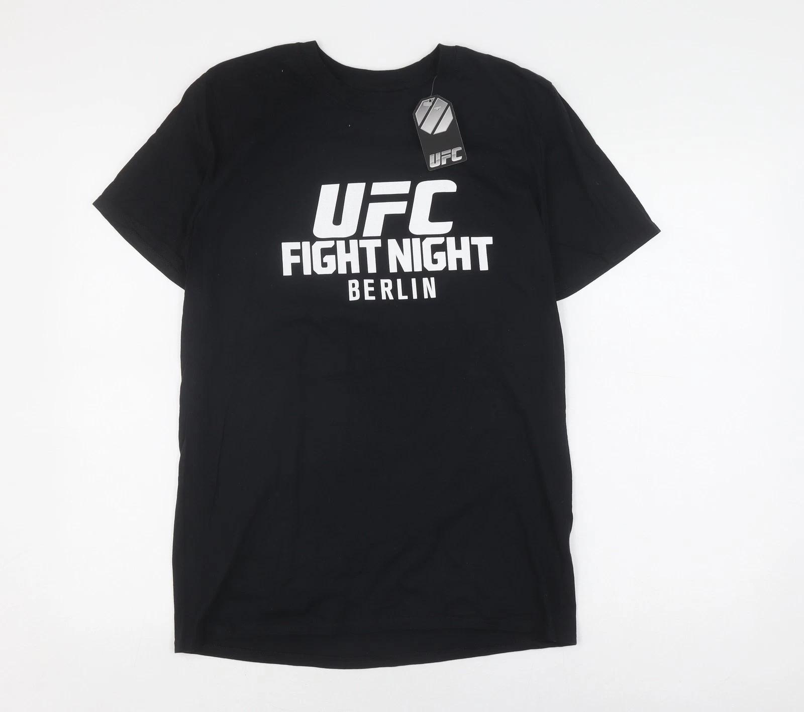 

Мужская черная футболка UFC Fight Night Berlin, размер M L