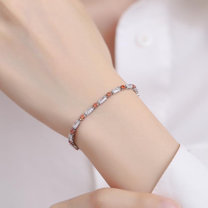 Mihmily brand-Moissanite diamond bracelet, niche high-end, adjustable