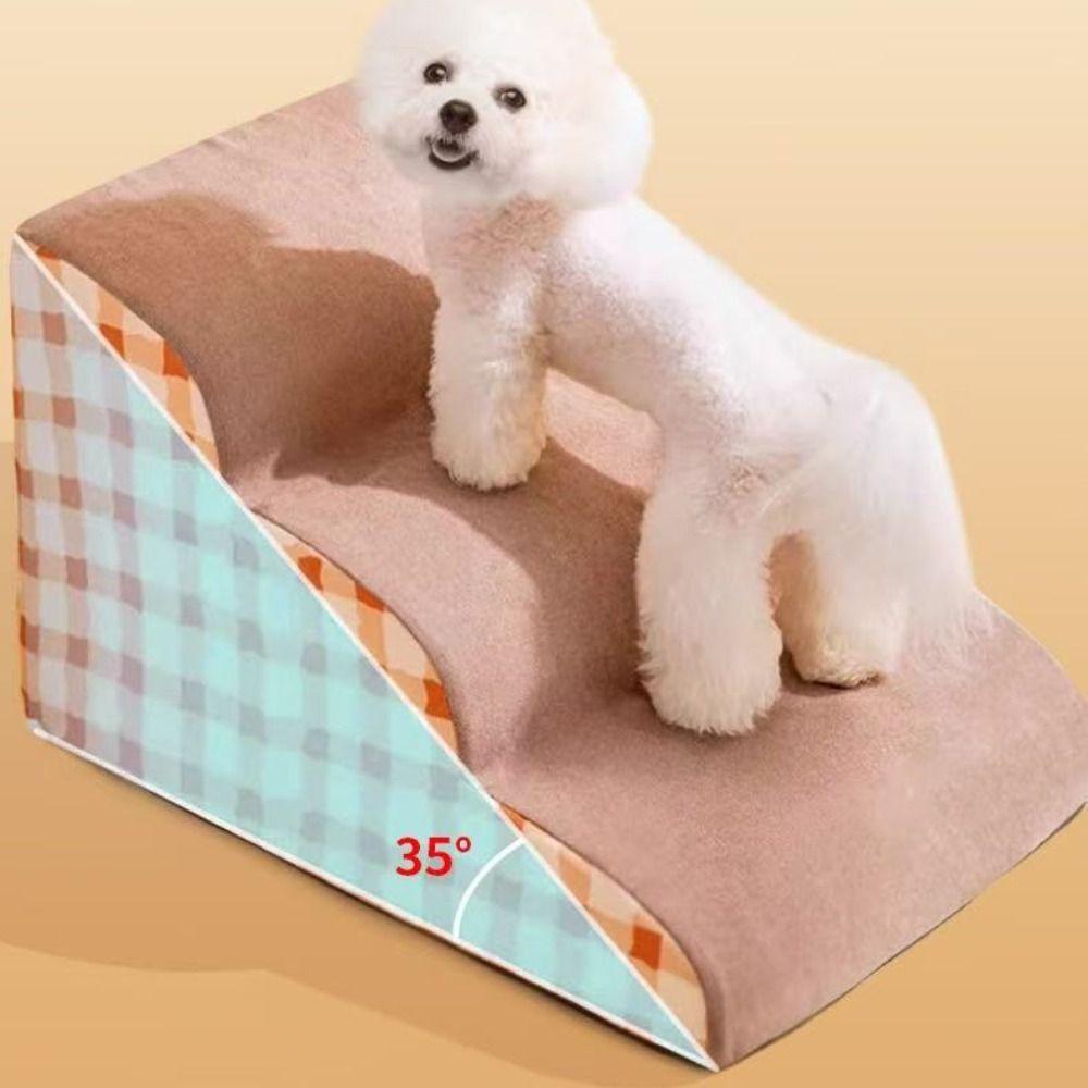 Washable Dog Stairs Anti-slip Pet Staircase New Pet Safety Ramp  Sofa