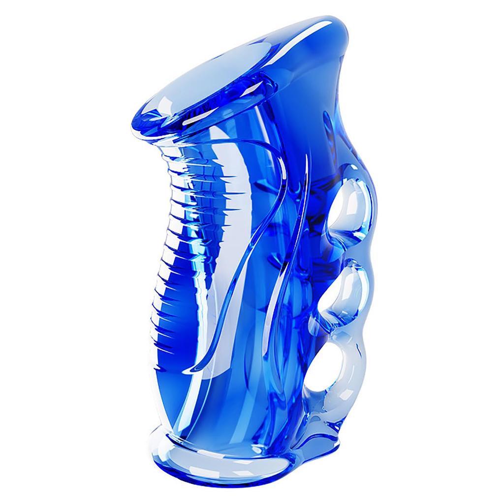 Orirya Masturbator Repeatable Washable Masturbator Penetrating Sex Toy Adult Goods for Men Made of Soft TPE Masturbator Onahole with 3 Finger Holes