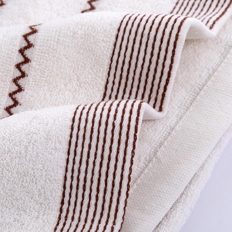 Water pattern jacquard 32 strands pure cotton towel bath towel set thickened absorbent couple adult towel set