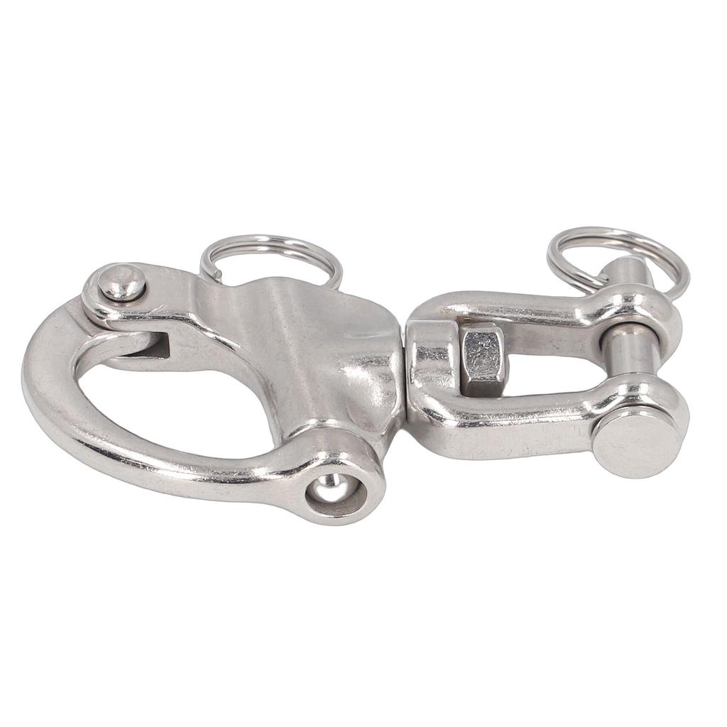 316 Stainless Steel Jaw Snap Shackle for Sailboat Spinnaker Halyard 01#