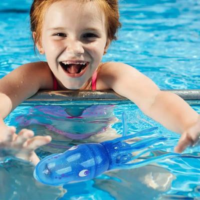 Summer Children Swimming Octopus Pool Diving Toys Kid Water Sports Play Underwater Grabbing Fish Toys Set Baby Bath Toy Gifts