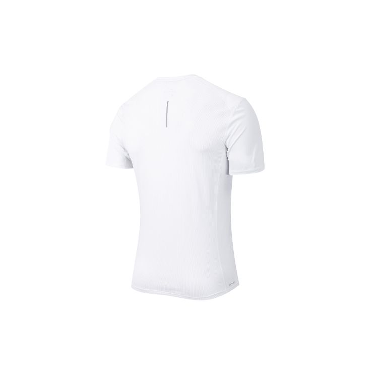 Nike Miler Running Top Quick-Dry Short Sleeve T-Shirt Men Tops White AT3952-100