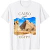 Caïro Egypte Piramides 'Caïro' in het Arabisch Egyptische vakantie T-shirt