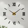 Creative DIY Clock Wall Clocks, Roman Art Clocks, Simple Wall Clocks Without Drilling Holes, Living Room Decorative Wall Clocks
